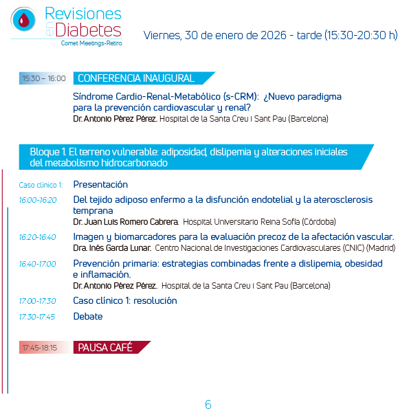 Programa Revisiones en Diabetes 2026